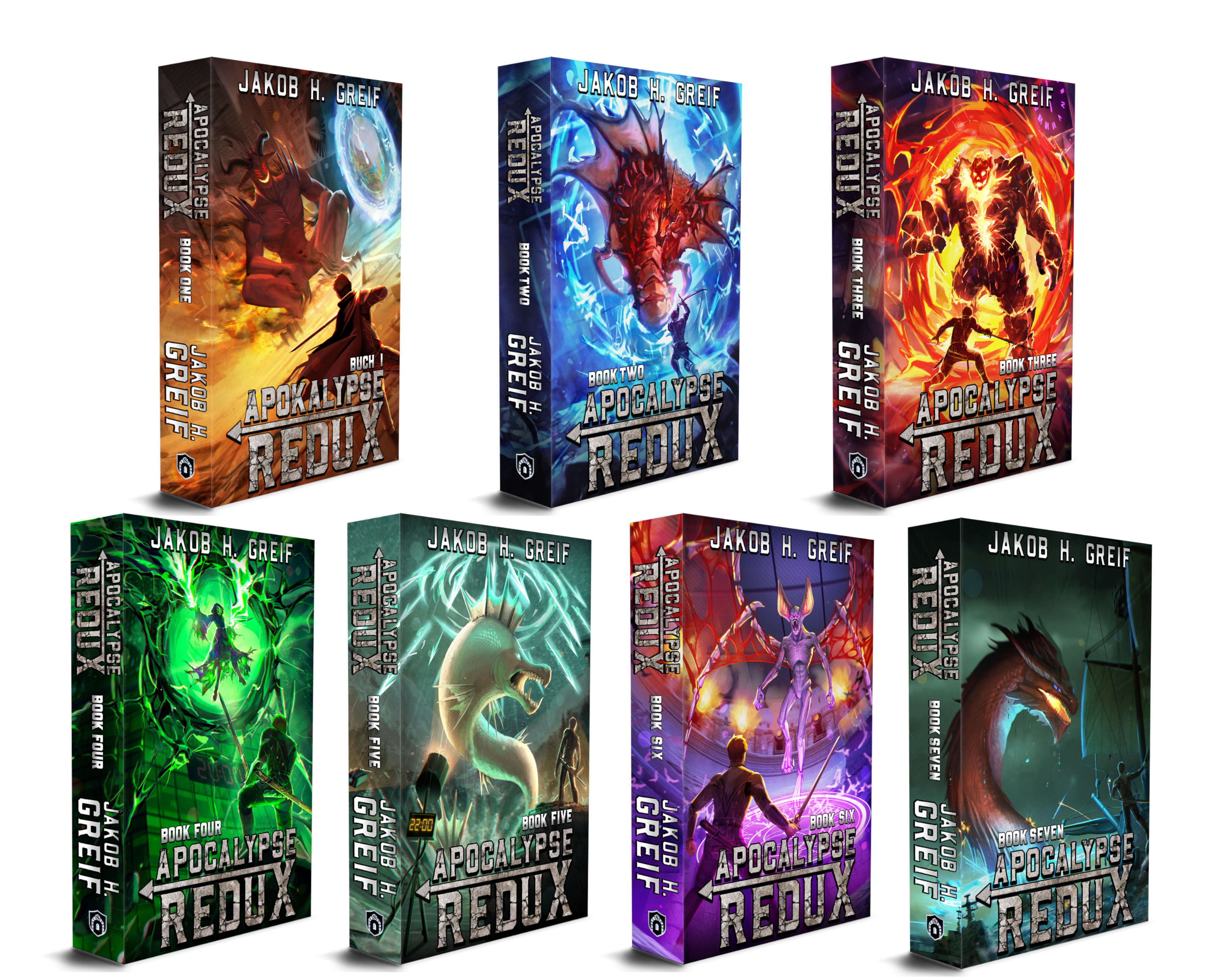 Apocalypse Redux Complete Series Signed (1-7)